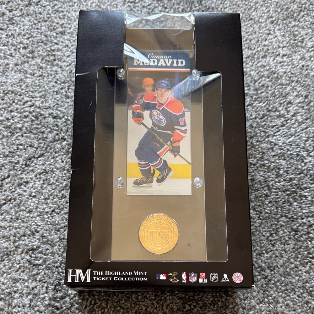 Connor McDavid Highland Mint Ticket Collection